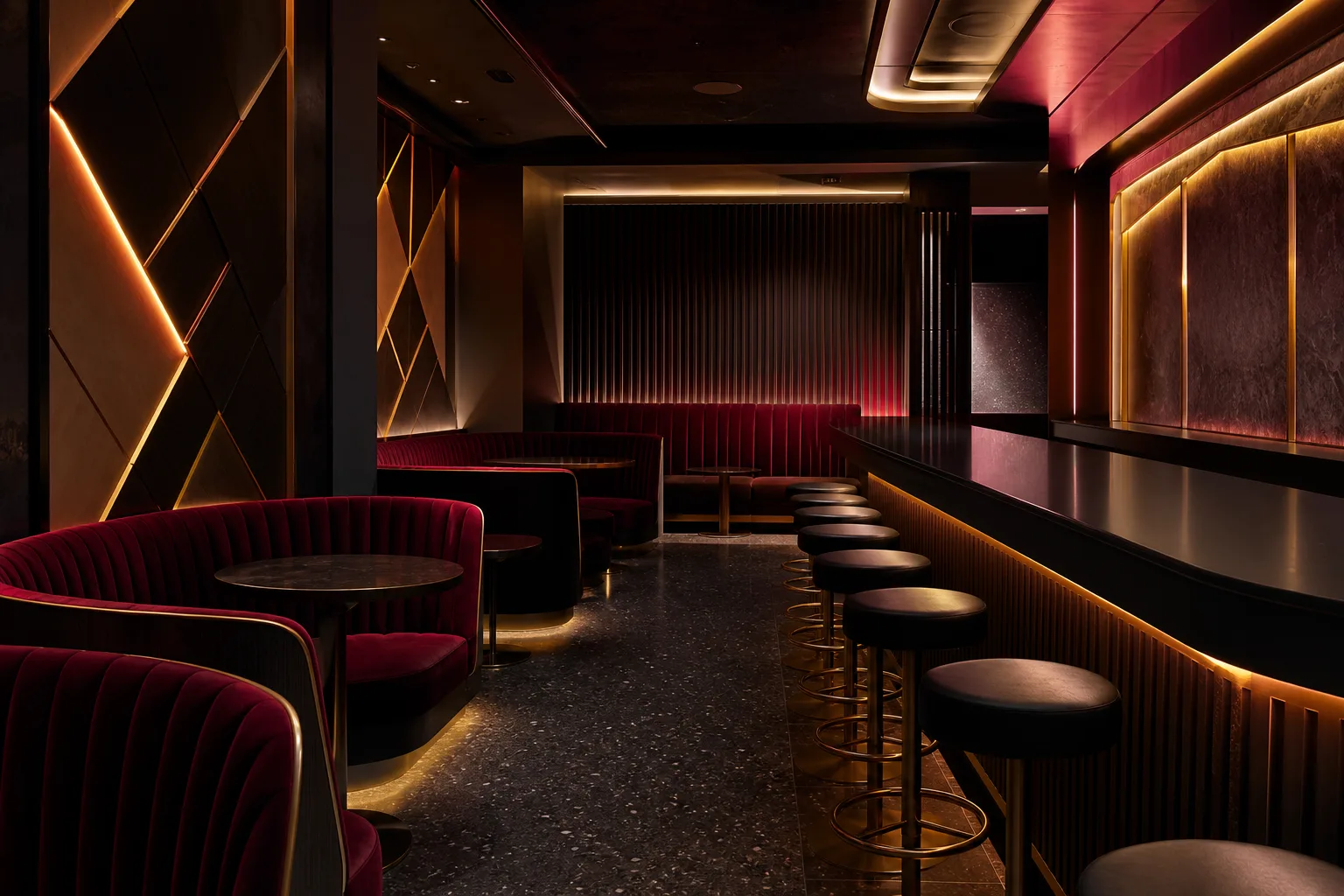 Australian bar and lounge interior